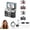 Bllack, variant on Mini Keychain Camera,1080P Mini Digital Camera,Retro Flip Screen Small Bodycam,Pocket-Sized with Adapter and 32GB Card,Novelty Gadgets,for Kid,Travel,Vlog,Collection White