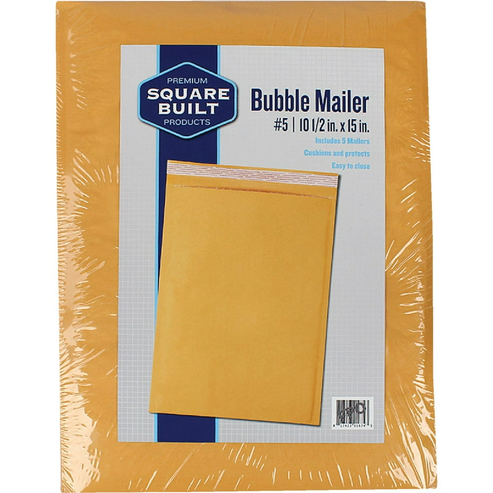 5 Pack 5 Bubble Mailer SBA55BM
