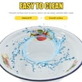 thumbnail image 4 of 2pcs Retro Enameled Basin Thickened Soup Cake Vegetable Basin Kitchen Supplies, 4 of 8