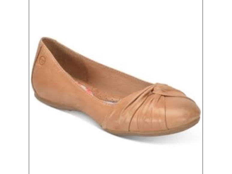 born comfort leather flats