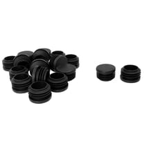 Unique Bargains 1 1/4" 1.26" OD Plastic Tube Insert Pipe 18pcs 1.14"-1.22" Inner Dia Blank Cover