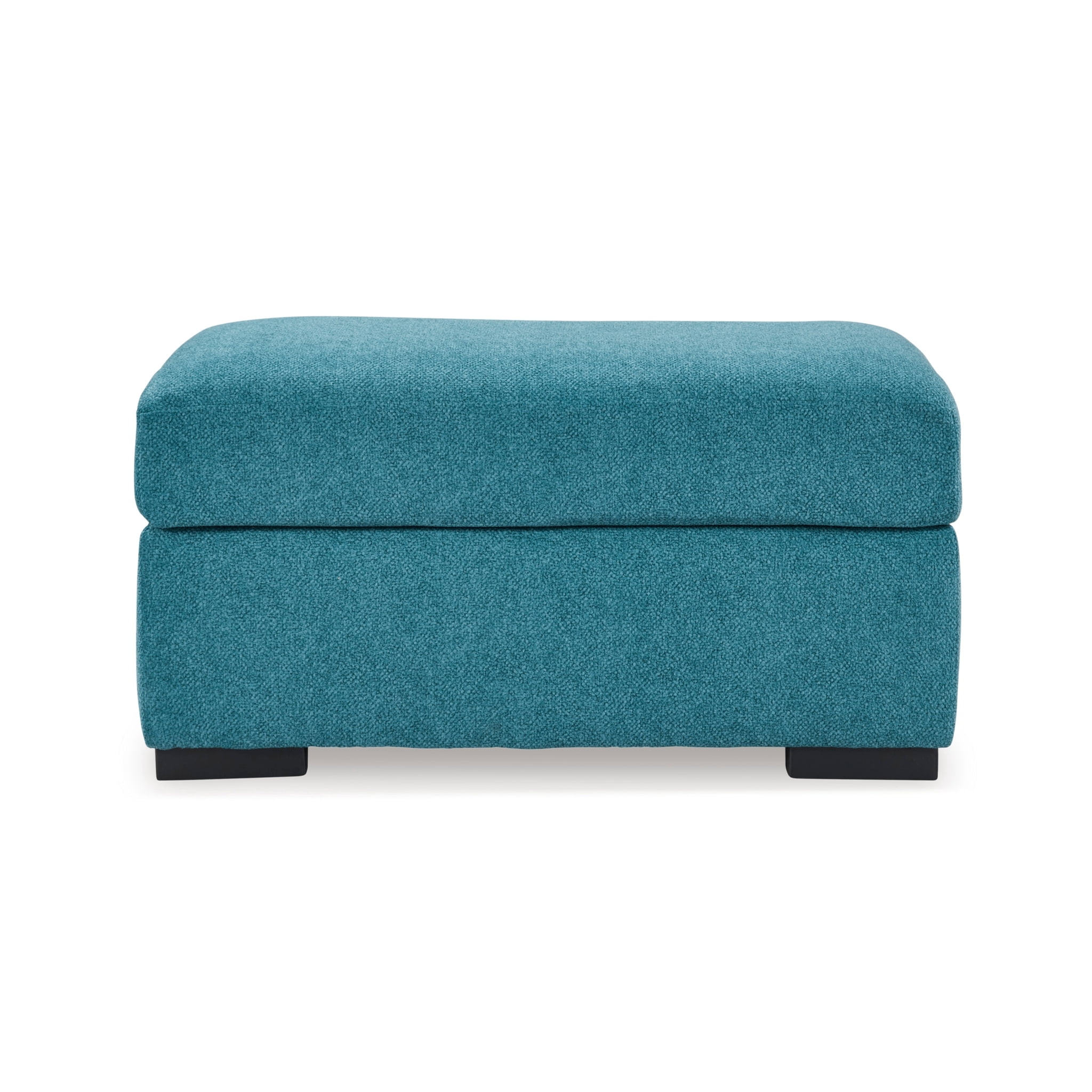Roundhill Furniture Clareen Upholstered Ottoman, Teal