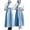 Sky Blue, variant on Conairie Tai Chi Uniform for Kids Traditional Chinese Style Long Sleeve Boys Girls Hanfu Dresses Performance Sky Blue 2-3 Y