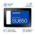 thumbnail image 3 of Unidad de Estado Sólido (SSD) Adata 512GB SATA III Negro (ASU650SS), 3 of 3
