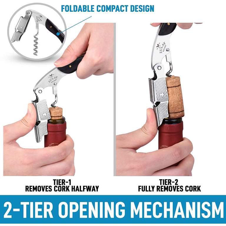 Zulay Kitchen Smooth Edge Can Opener With Stainless Steel Blades