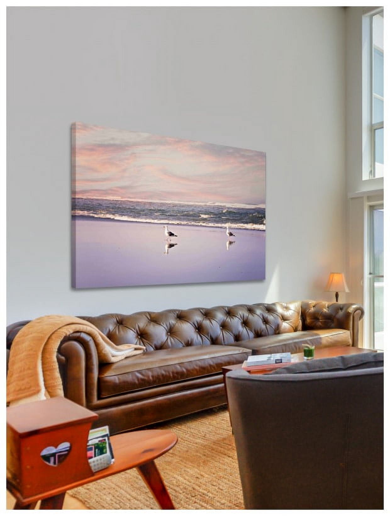 Marmont Hill "2 Seagulls" by Sylvia Cook Painting Print on Canvas