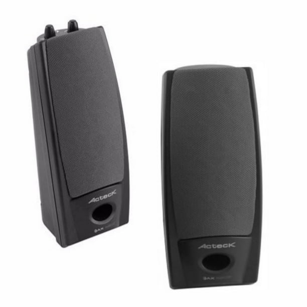 Bocina Negro 5 Watts 2 canales 3.5 mm AX-2500 Acteck AX-2500 negras