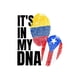 thumbnail image 2 of Camisetas con gráficos clásico para mujeres y adolescentes y niñas, playera de verano con estampado estéticoWomen's Patriotic Fingerprint Flag Print T-Shirt - "IT's IN MY DNA" Graphic, Casual & Comf, 2 of 6