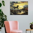 thumbnail image 3 of Chilfamy Horse Theme Wall Decor for Bathroom, Ready To Hang Canvas Print Art for Home, Living Room, Bedroom, Office, Hotel - Ideal Gift Choice 16x12in, 3 of 6