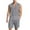Gray, variant on Paiyanr Cotton Linen Sets for Men Summer Breathable Tank Tops Shorts 2 Piece Outfits Solid Color Casual Sleeveless Shirt Drawstring Waist Beach Shorts Sets
