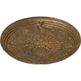 thumbnail image 3 of Ekena Millwork 26 1/4"OD x 3 1/4"P Athens Ceiling Medallion (Fits Canopies up to 3 5/8"), Hand-Painted Rubbed Bronze, 3 of 5