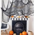 thumbnail image 4 of Black Scary Party Door,72x30In Party Cheesecloth Fabric Decorations for Indoor,QZS Outdoor,Festival Decorations for Yard,Home,Pathway,6Pack, 4 of 6