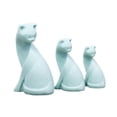 thumbnail image 2 of Conjunto de colección de figuras de gatos pequeños Adorno Figura de gato en miniatura Coleccionable para Azul, 2 of 9