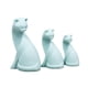 thumbnail image 2 of Figuras de gato lindas de casa de muñecas de resina 1/12 Colección en miniatura Decoración de habitación Accesorios Azul, 2 of 9