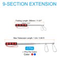 thumbnail image 2 of Uxcell 5.2ft Telescopic Handheld Flagpoles Tour Guide Flag Pole with Clips for Teaching Red, Blue, 2 Pack, 2 of 6