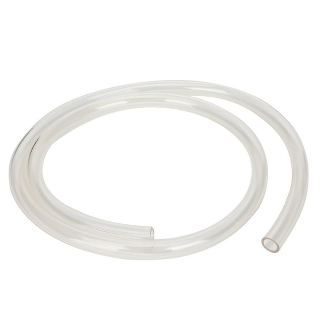 Tubo de PVC para refrigeración por agua de ordenador, universal, delgado, de 3/8", con bloque de agua, suave, 9,5 x 12,7 mm (transparente)
