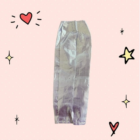 Lol Surprise doll OMG Bartz Black Silver Metallic Sparkling Pencil Skirt Doll Clothing