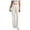 White, variant on High Waisted Work Pants for Women Business Casual Outfits Office Dressy Pants Trousers with Pockets Wide-Leg Pants