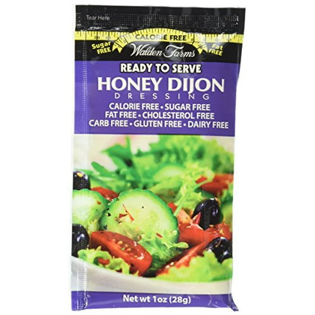 Walden Farms Honey Dijon Salad Dressing Packets Six 1 oz. packets per
