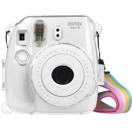 Semi Hard Camera Case - Protective Hard Clear Case Cover for Fujifilm Instax Mini 8/8+/9 Instant Camera