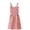 Brick Red, variant on DOVACKA Women's Small Pinafore Cooking Apron Dress with Pocket, Kitchen Apron Gift for Weight Within 140lb
