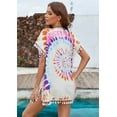thumbnail image 4 of Charmo Womens Chiffon Tassel Beachwear Cover Up Beach Bikini Swimsuit Cover-ups, 4 of 4