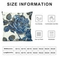 thumbnail image 5 of Blue and White Porcelain Floral Throw Pillow Covers Set of , Vintage Blue Floral Decorative Couch Pillowcases Cushion Covers for Living Room Bedroom Sofa Outdoor, Inches, 5 of 5