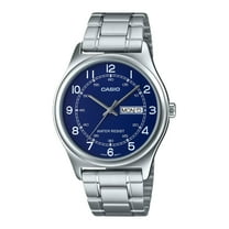 Casio Men’s Blue Dial Stainless Steel Bracelet Watch - MTP-V006D-2BUDF