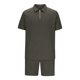 thumbnail image 4 of Trajes para Hombres Traje de Ajuste Clásico, Pantalones Cortos de Manga Corta Casual Solapa Color Sólido para Uso Al Aire Libre Y Diario, 4 of 6