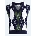 thumbnail image 6 of Free Assembly Women's and Women's Plus Argyle V-Neck Sweater Vest, Sizes XS-4X, 6 of 6