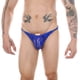 thumbnail image 2 of Tanga de encaje para hombre, ropa interior sexy con botones abiertos en ambos lados, ropa interior, 2 of 6