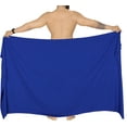 thumbnail image 4 of HAPPY BAY Men's Pareo Bath Trunk Swimwear Sarong Swim Beach Wrap One Size Mary Blue-G144 Summer Vacation Party, 4 of 4