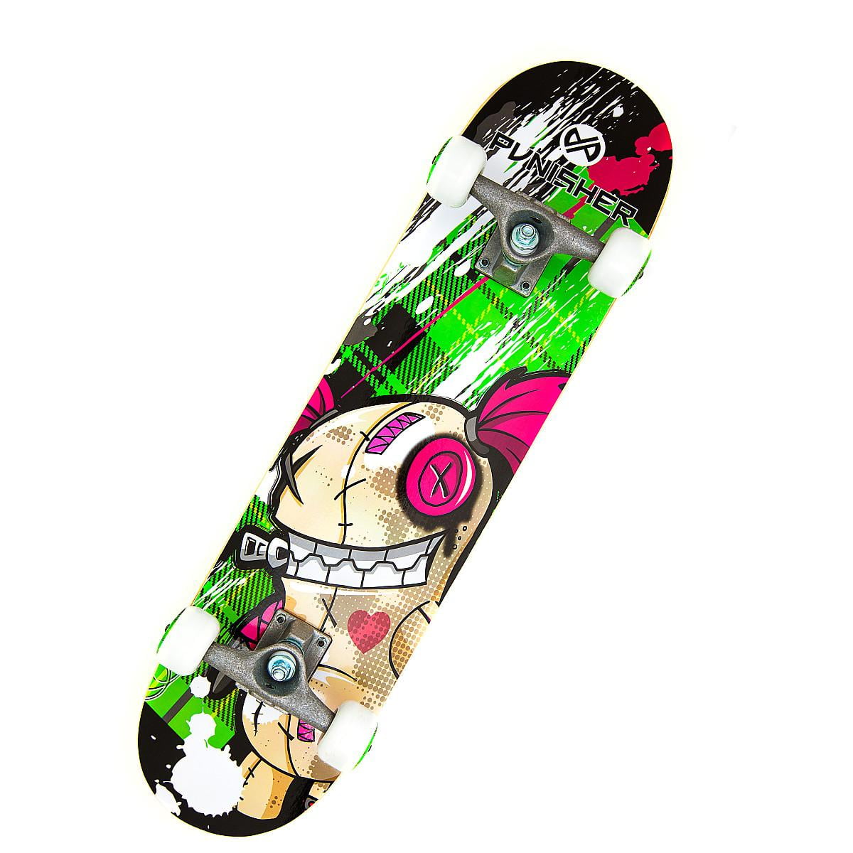 Punisher Skateboards Voodoo 31.5" ABEC-7 Complete Skateboard 