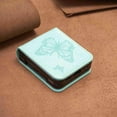thumbnail image 6 of Decase for Samsung Galaxy Z Flip 5 5G 2023, Luxury Elegant Vintage Retro Butterfly Embossed Premium PU Leather Flip Protective Phone Cover,Galaxy Z Flip 5 Wallet Case with Card Stand, Green, 6 of 6