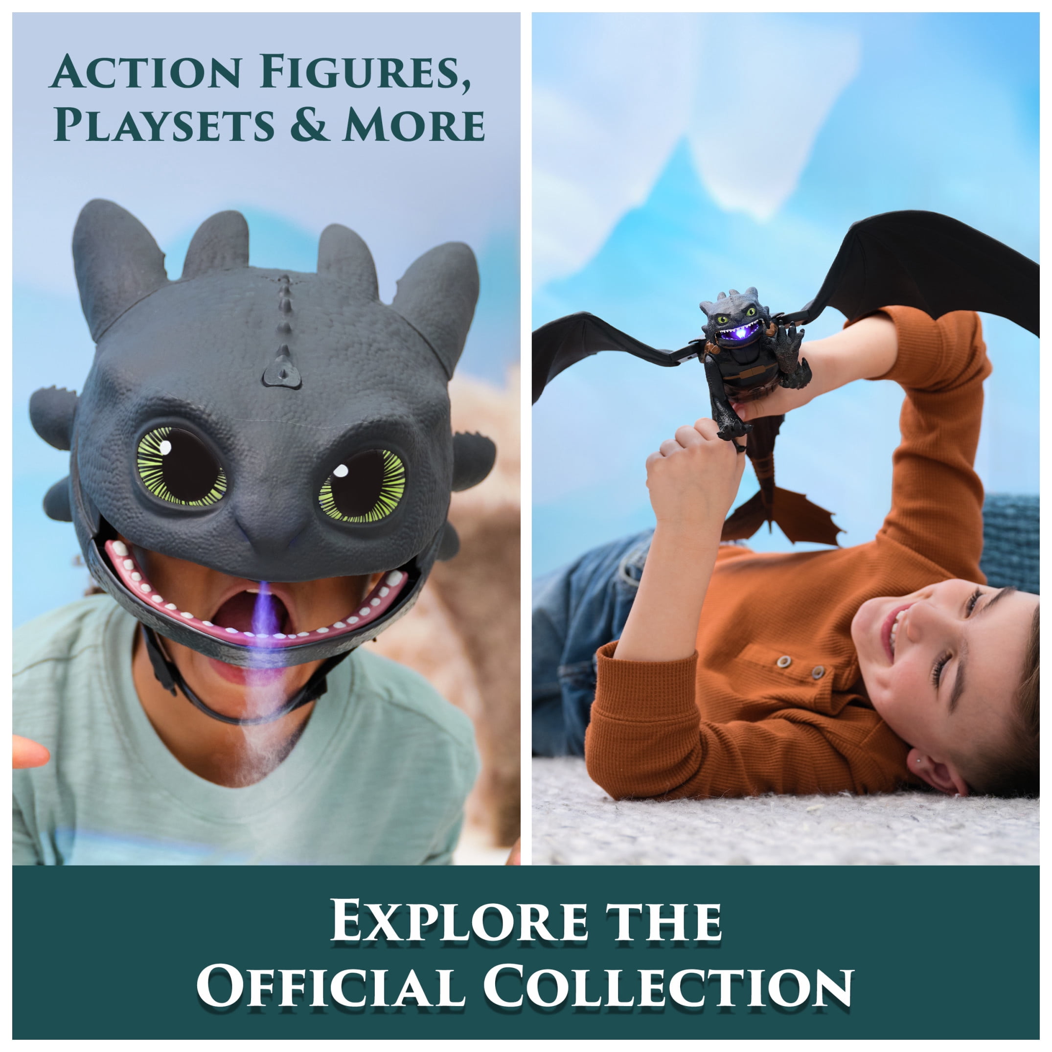 Dreamworks Dragons How to Train Your Dragon Toothless Plush Toy, 8"