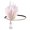 Pink rose gold, variant on 1920s Inspired Rhinestone Leaf Hairband for Wedding Parties, & Formal Occasions
