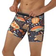 thumbnail image 3 of Salouo Turtles and Sea Plants Pattern Men's Boxer Briefs, Soft & Breathable Underwear Elastic Waistband Briefs for Men,1-Pack, 3 of 7
