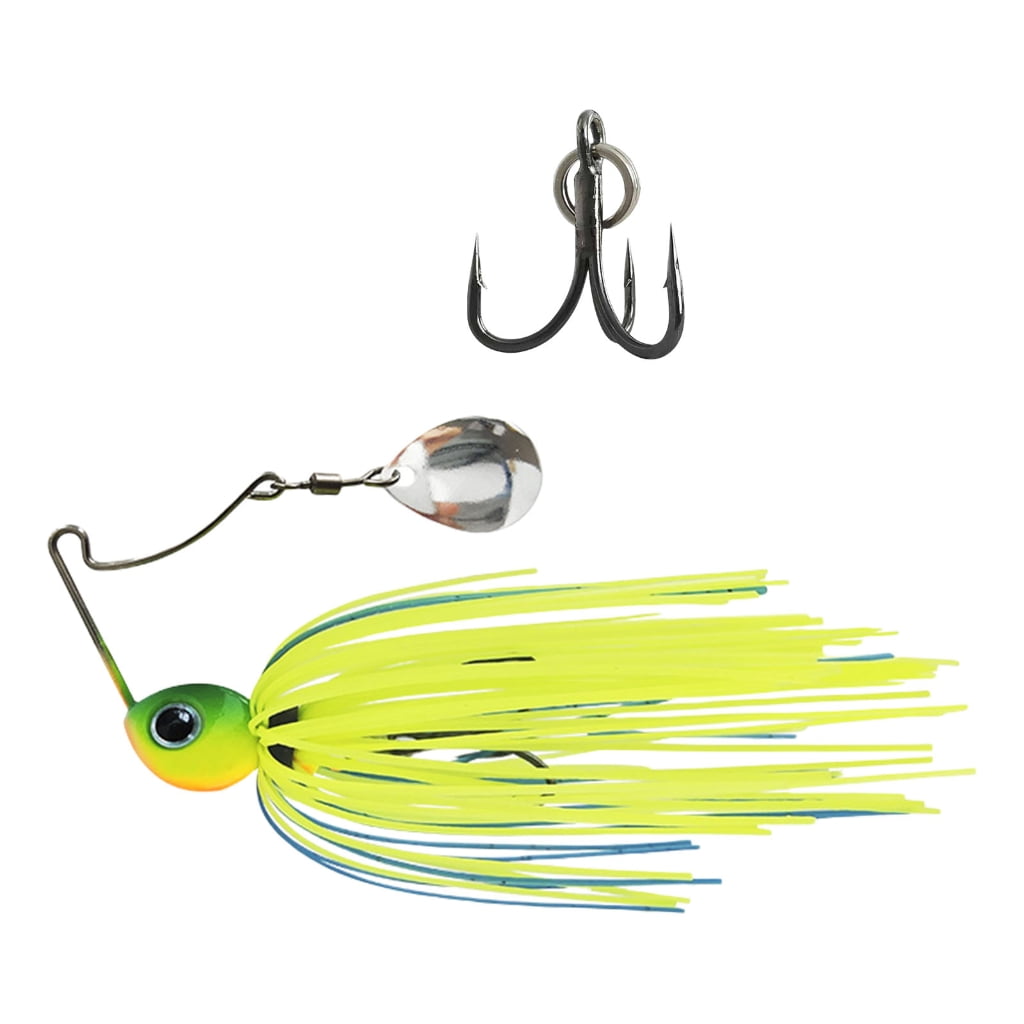 dajo fishing lures D.O.A. Lures C.A.L. Jig Heads, Chartreuse & Red, 1/4 oz, 3 Count