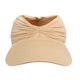 thumbnail image 4 of Sombreros de moda para mujer, visera solar, sombrero sólido ancho de verano, viseras de protección, gorra de playa con cola de caballo, sombrero para mujer, 4 of 4