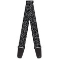 thumbnail image 1 of Buckle-Down Guitar Strap, Speckle Black White, 2 Inches Wide, 1 of 1