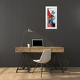 thumbnail image 3 of Unknown 16x32 White Modern Wood Framed Museum Art Print Titled - Kayak - Commit, 3 of 4