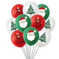 thumbnail image 5 of 10/30 piezas de globos navideños de 12 pulgadas de grosor, globos decorativos navideños con estampado de copos de nieve, para eventos en tiendas y centros comerciales, 5 of 5