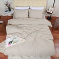 thumbnail image 2 of Unique Bargains Duvet Cover Set Soft 3 Pieces Microfiber Polyester Bedding Set, 2 of 10