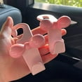 thumbnail image 4 of Bowknot-Shaped Car Seat Back Hook Plastic In-Car Organizer Hook Small Exquisite Hanger for Bag Umbrella Snack Bag Purse Car Interior Storage Organization Accessory for Vehicle Travel, 4 of 6