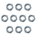 thumbnail image 6 of 10Pcs Durable Silver Tone M5 M6 M10 M12 Nylon Locknuts Nylon Insert Nuts Hex Nut Self-Locking Nuts Hex Lock Nuts M12, 6 of 8