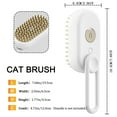 thumbnail image 4 of Pet Grooming Brush for Dogs & Cats, 3-in-1 Design: Hair Remover, Cleaning Brush and Massaging Brush, 4 of 6