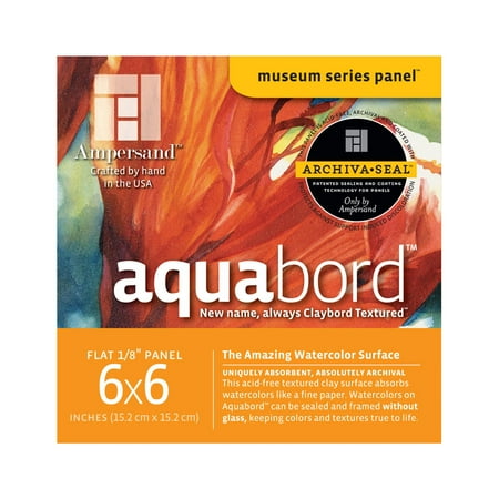 UPC: 0707310550668 | Ampersand Art Aquabord  Uncradled  1/8  Profile  6  x 6   4/Pkg.