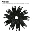 thumbnail image 2 of EZONEDEAL 10pcs Oscillating Multi Tool Saw Blades Wood Metal Cut Cutter For Dewalt Fein, 2 of 5