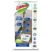 Libman Microfiber All-in-One Lightning Spin Mop System with Compact Bucket for Easy Cleaning