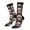 3 Black, variant on funny Skull star Pattern Sport Socks for Women and Men Crew Socks Sporty Calf Socks Casual Socks